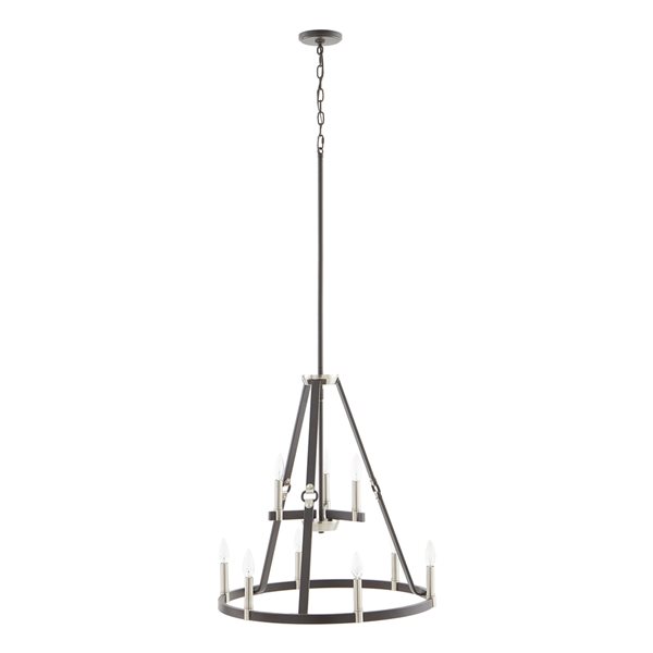 Westmore by ELK Barrow 9-Light Espresso Brown Transitional Chandelier