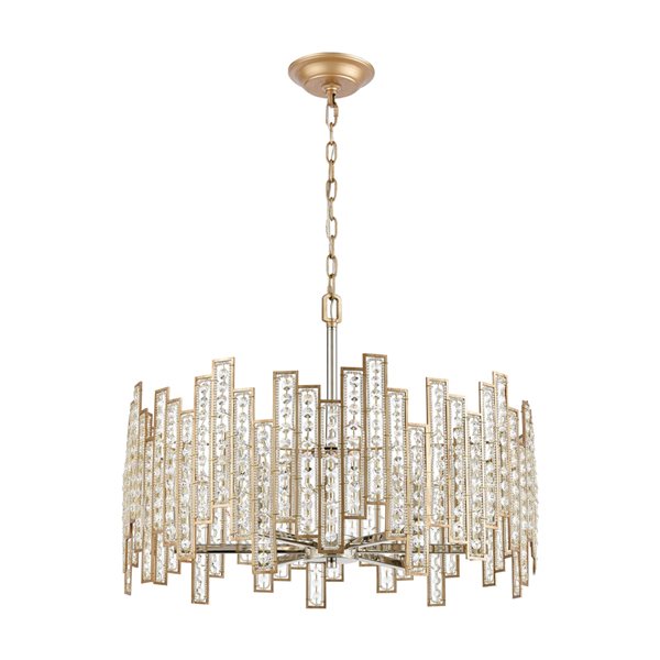 Westmore by ELK Congruency 6-Light Matte Gold Modern/Contemporary Chandelier