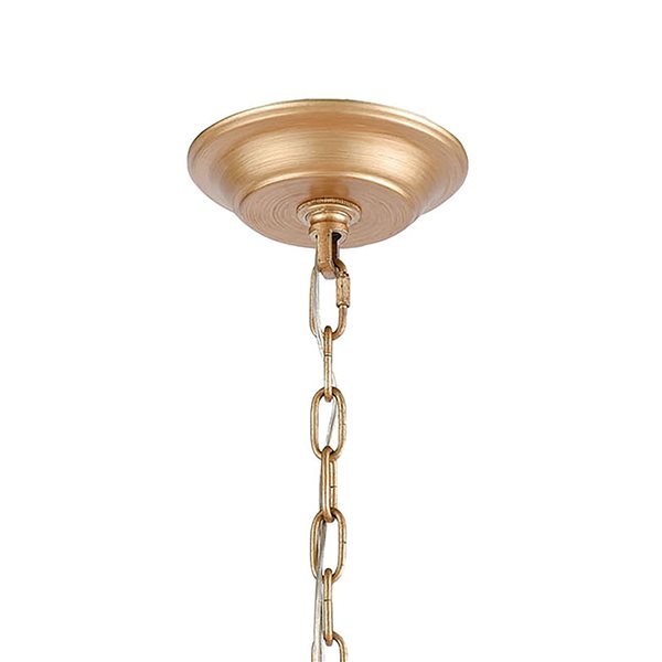 Westmore by ELK Congruency 6-Light Matte Gold Modern/Contemporary Chandelier