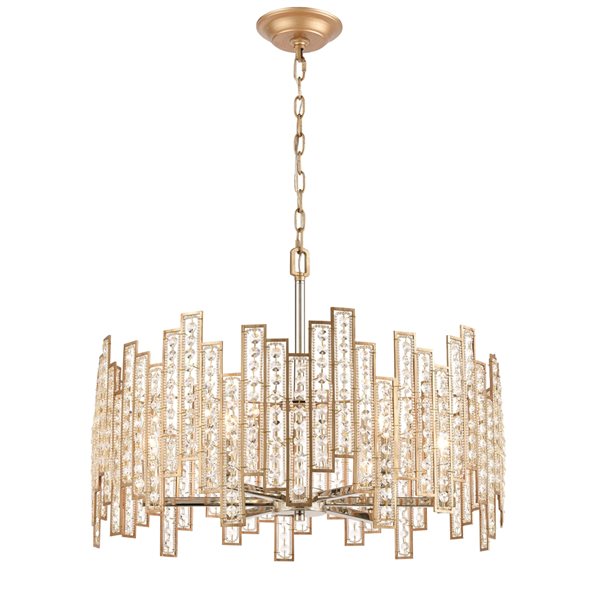 Westmore by ELK Congruency 6-Light Matte Gold Modern/Contemporary Chandelier
