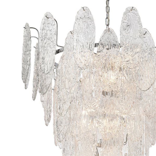 Westmore by ELK Iced 13-Light Polished Chrome Traditional Chandelier