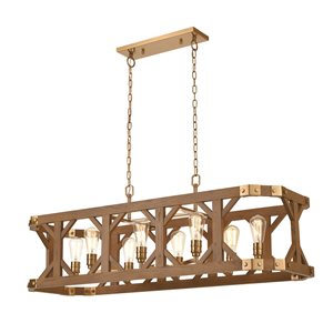 Westmore by Elk Beam 8-Light Satin Brass Traditional Chandelier