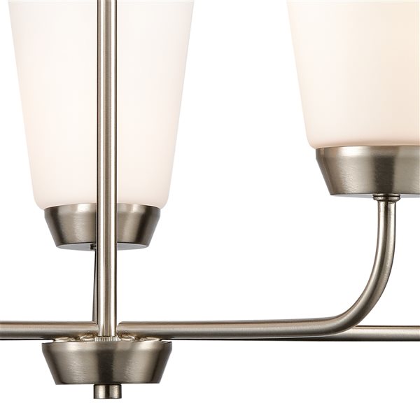 Westmore by ELK Winslow 5-Light Brushed Nickel Transitional Chandelier