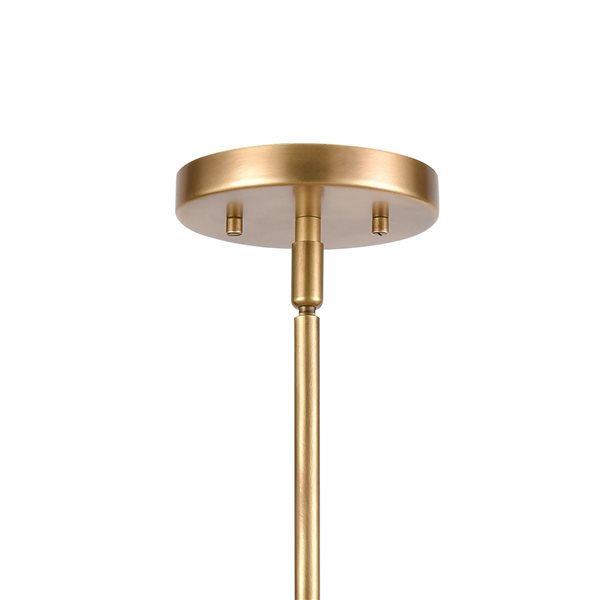 Westmore by ELK Clausten 6-Light Natural Brass Transitional Chandelier