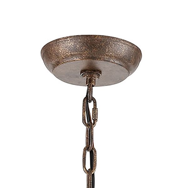 Westmore by Elk Shire 5-Light Sunglow Bronze Traditional Chandelier