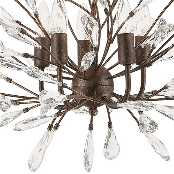 Westmore by Elk Shire 5-Light Sunglow Bronze Traditional Chandelier