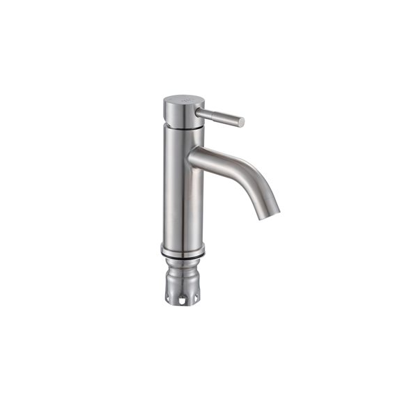 CASAINC Brushed Nickel 1-Handle Single Hole Bathroom Sink Faucet