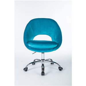 CASAINC Teal Modern Leisure Ergonomic Adjustable Height Swivel Desk Chair
