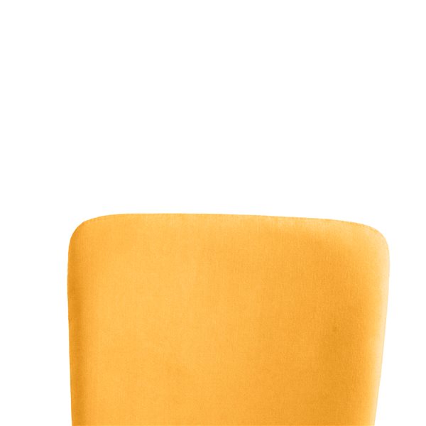 Homy Casa Scargill 29-in Yellow Fabric Barstools - Set of 2