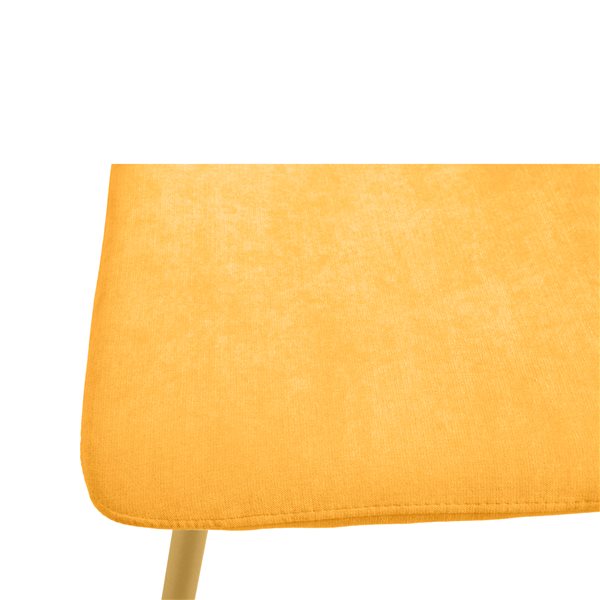 Homy Casa Scargill 29-in Yellow Fabric Barstools - Set of 2