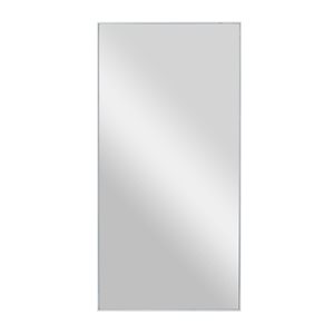 Grayson Lane 36-in x 18-in Rectangle White Framed Wall Mirror