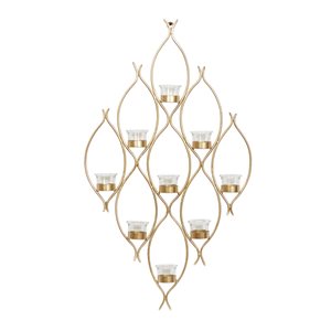 Cosmoliving By Cosmopolitan 32-in x 18-in Contemporary Wall Mount Candle Holder