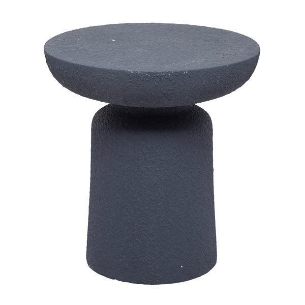 Grayson Lane Modern Blue Round Outdoor Ottoman 362580 | RONA