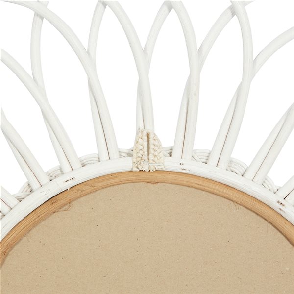 Grayson Lane 24-in, 20-in and 16-in Round White Framed Wall Mirror - Set of 3