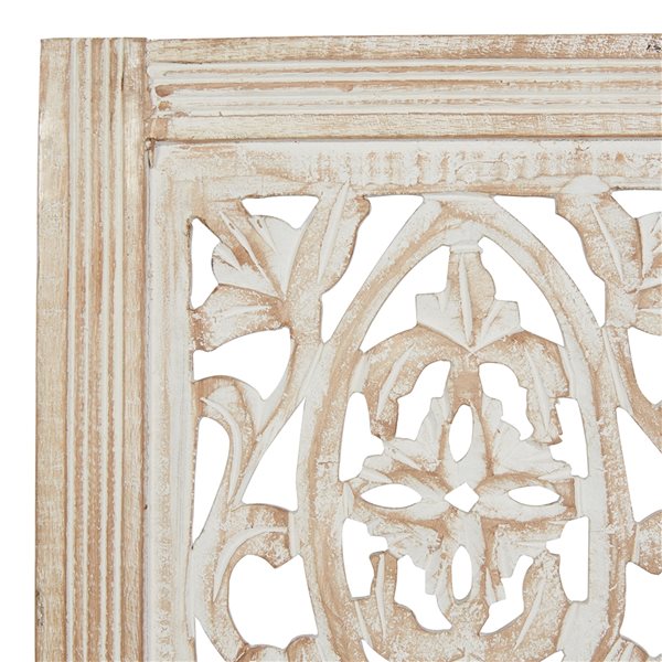 Grayson Lane 36-in H x 12-in W Traditional Floral Wood Wall Accent