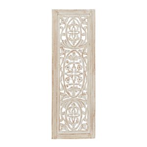 Grayson Lane 36-in H x 12-in W Traditional Floral Wood Wall Accent