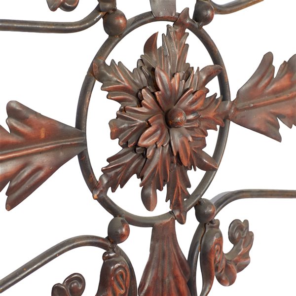 Grayson Lane 37-in H x 26-in W Traditional Metal Cross Wall Accent