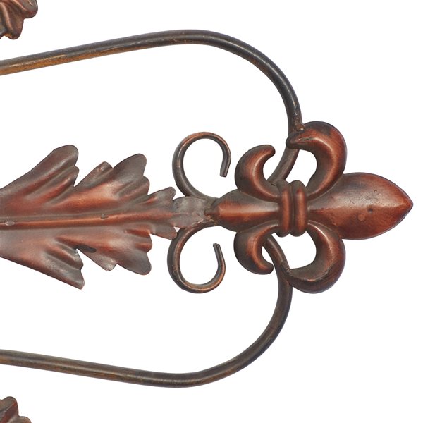 Grayson Lane 37-in H x 26-in W Traditional Metal Cross Wall Accent