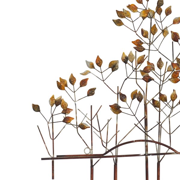 Grayson Lane 24-in H x 39-in W Traditional Iron Wall Accent