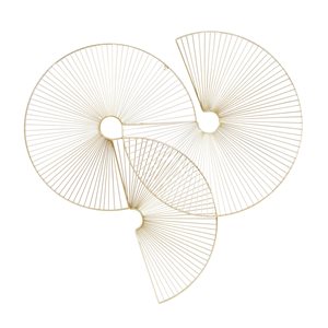Cosmoliving By Cosmopolitan 22.6-in H x 22.85-in W Contemporary Metal Wall Accent