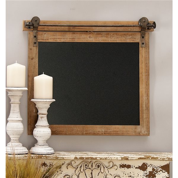 Grayson Lane 17-in H x 21-in W Farmhouse Wood Wall Accent