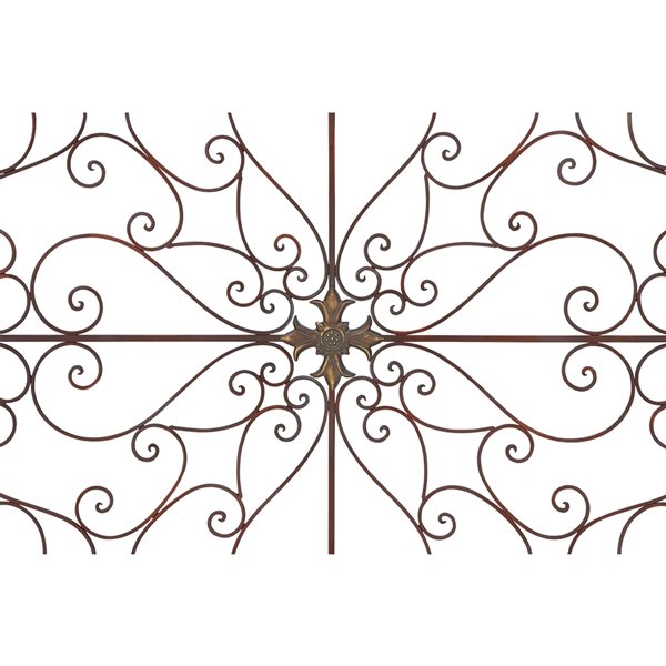 Grayson Lane 42-in H x 42-in W Rustic Metal Wall Accent