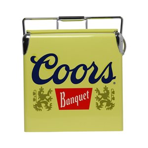 Coors Banquet 13-L Yellow Insulated Chest Cooler