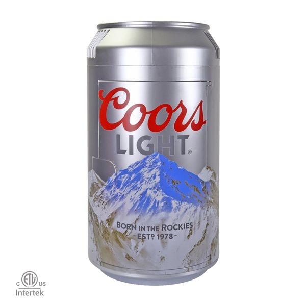 Image of Coors Light | 0.19-Cu Ft Freestanding Mini Fridge - Silver | Rona