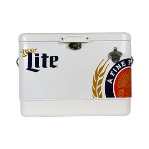 Glacière Miller Lite de 51 L, gris