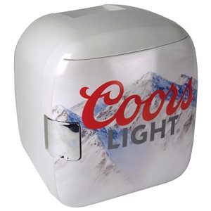 Coors Light 0.28-cu ft Freestanding Mini Fridge - Silver