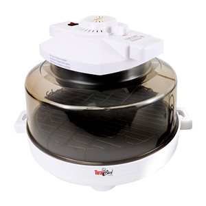 Total Chef 1300-Watt White Countertop Infrared Oven