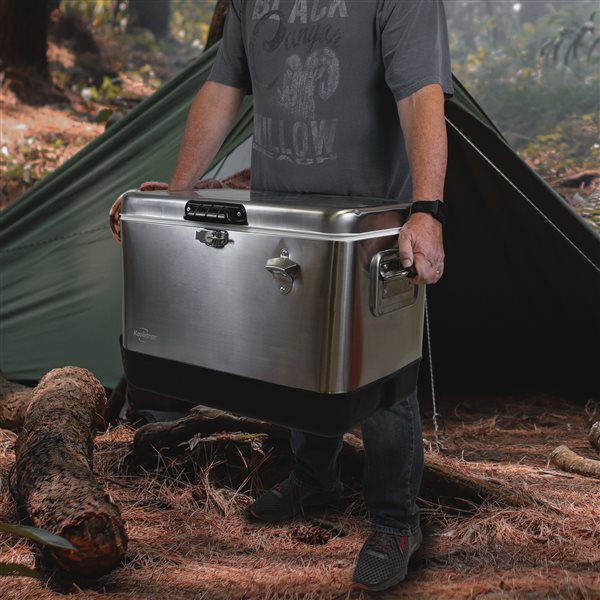 Koolatron 51-L Silver Insulated Chest Cooler