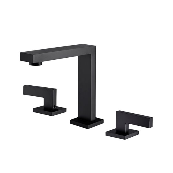 CASAINC Matte Black 2 Handle High Arc Widespread Bathroom Sink Faucet   330941933 MainImage 001 L 