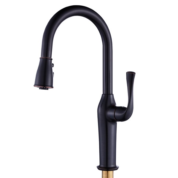 CASAINC Matte Black 1-Handle Pull-Down Deck Mount Handle/Lever ...