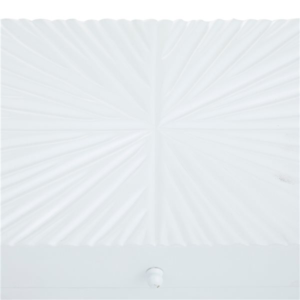 CosmoLiving by Cosmopolitan White Wood Contemporary Box - Set of 2