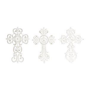 Grayson Lane 16-in H x 11.75-in W Religious/Spiritual Wood Wall Accent - Set of 3