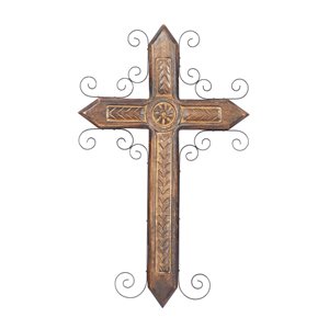 Grayson Lane 24-in H x 14.5-in W Religious/Spiritual Wood Wall Accent