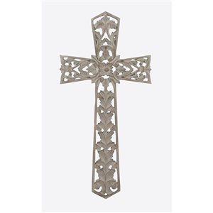 Grayson Lane 35-in H x 17-in W Religious/Spiritual Wood Wall Accent