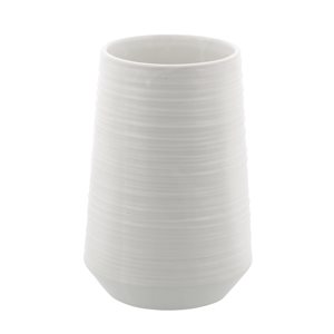 CosmoLiving by Cosmopolitan Contemporary White Vase - Set of 2