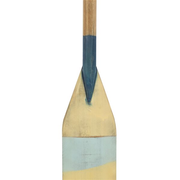 Grayson Lane 41-in H x 6-in W Coastal Oar Wood Wall Accent