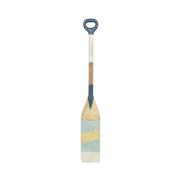 Grayson Lane 41-in H x 6-in W Coastal Oar Wood Wall Accent