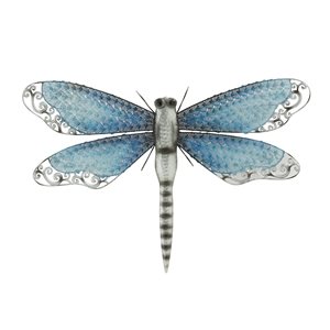 Grayson Lane 16-in H x 25-in W Dragonfly Metal Wall Accent