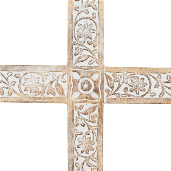Grayson Lane 23.88-in H x 14.88-in W Religious/Spiritual Wood Wall Accent