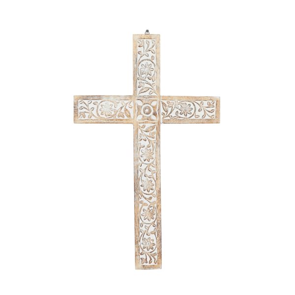 Grayson Lane 23.88-in H x 14.88-in W Religious/Spiritual Wood Wall Accent