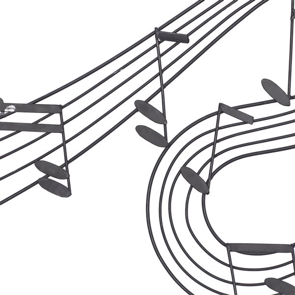 Grayson Lane 19-in H x 33-in W Entertainment Metal Wall Accent