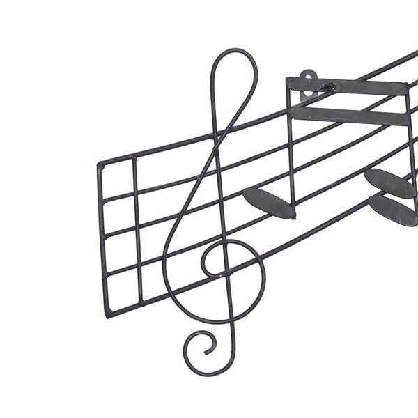 Grayson Lane 19-in H x 33-in W Entertainment Metal Wall Accent