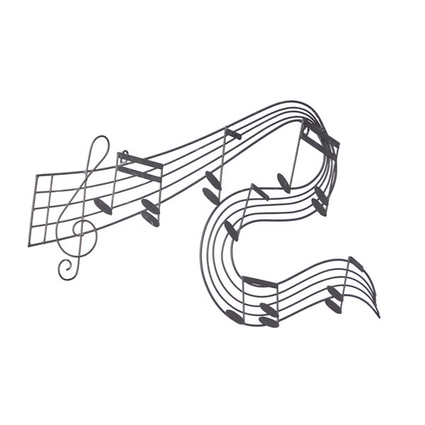 Grayson Lane 19-in H x 33-in W Entertainment Metal Wall Accent