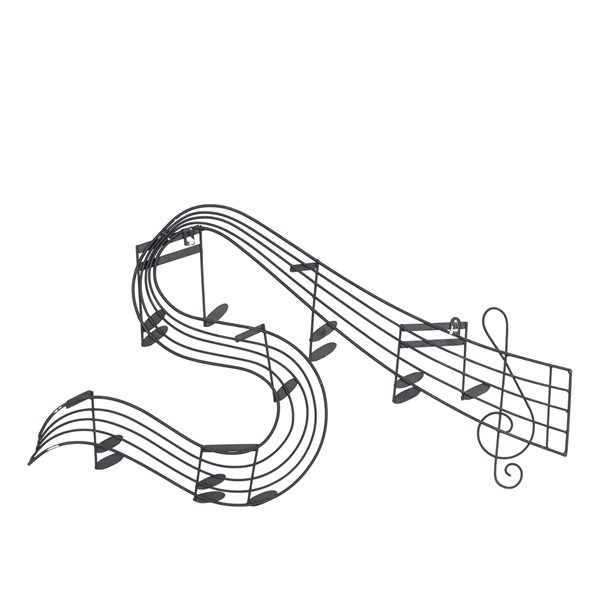 Grayson Lane 19-in H x 33-in W Entertainment Metal Wall Accent