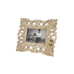 Grayson Lane White Wood Photo Frame (5-in x 7-in) - Set of 2