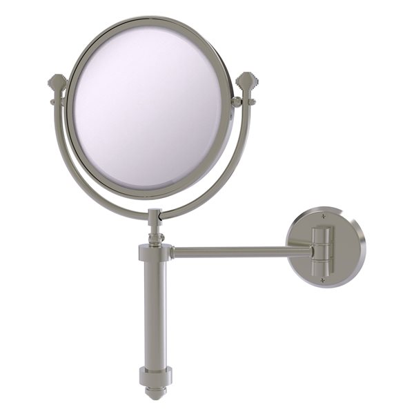 Allied Brass Southbeach 8-in x 16-in Polished Brass Double-Sided Magnifying Wall-Mounted Vanity Mirror Allied Brass Southbeach 8-in x 16-in Polished Brass Double-Sided Magnifying Wall-Mounted Vanity Mirror